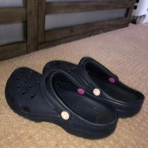 Blue crocs